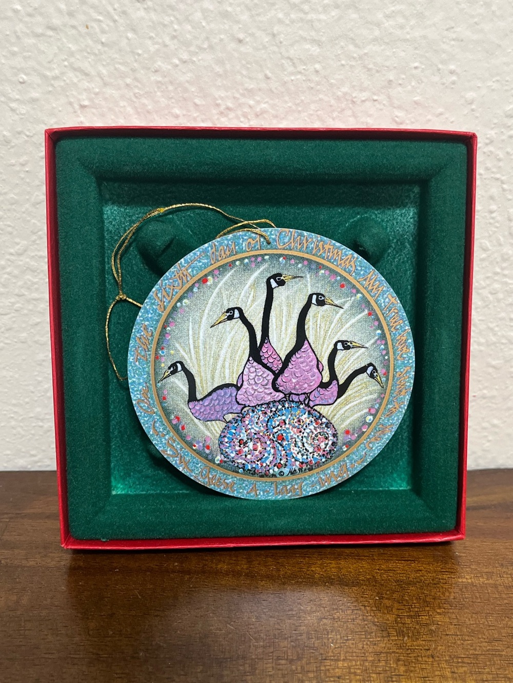 P. Buckley Moss Twelve Days of Christmas Holiday Ornament